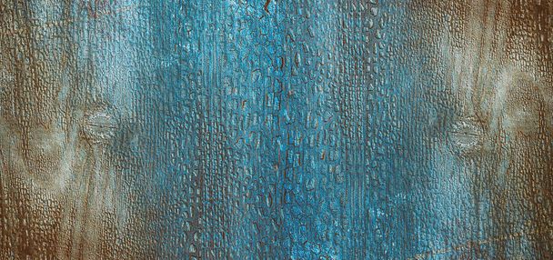 fondo abstracto de madera con pintura azul agrietada en el surfac
 - Foto, imagen
