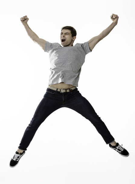 young man jumper - Foto, Imagem