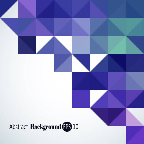 Fondo abstracto sin costuras - Triángulo y patrón cuadrado en colores
 - Vector, Imagen