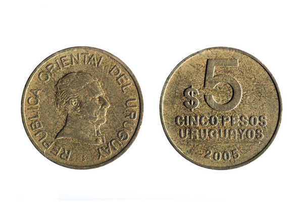 п'ять песо уругвайської валюти
 - Фото, зображення