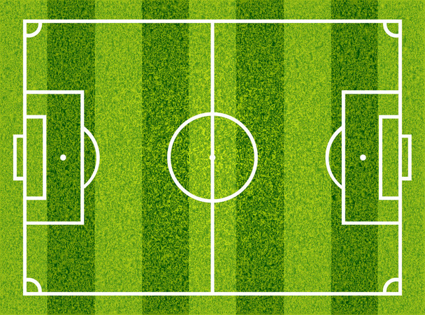 Futebol de relva texturizado, campo de futebol. Vetor
 - Vetor, Imagem