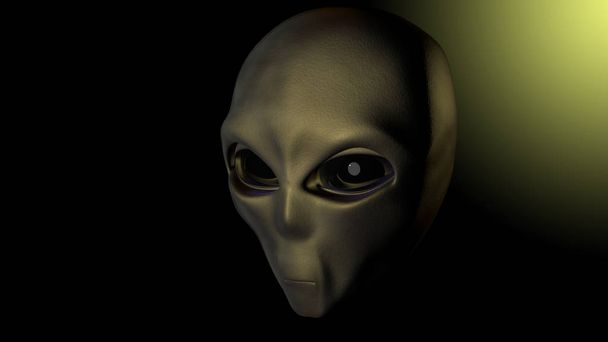 Extraterrestre 3d render
 - Foto, Imagen
