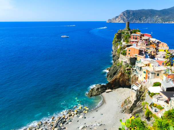 Vernazza, Cinque Terre Italië - Foto, afbeelding