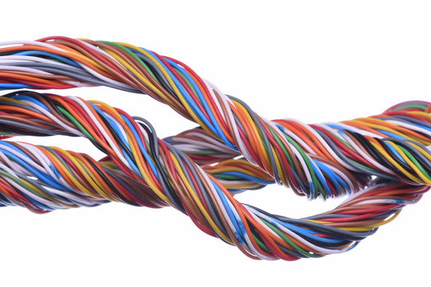 электрические кабели и провода  - Фото, изображение