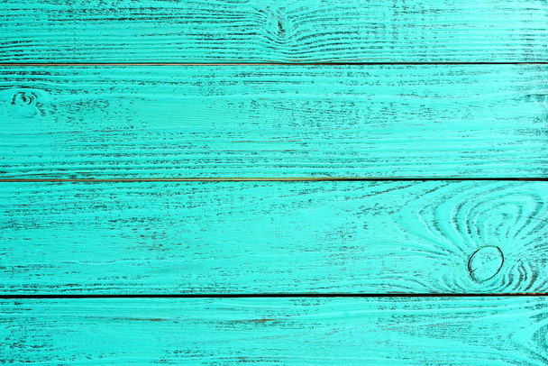 Wooden turquoise background - Фото, изображение