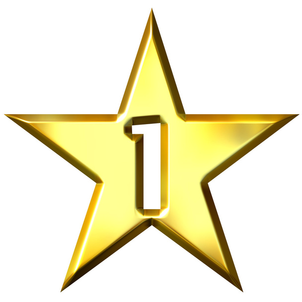 Número 1 Estrela
 - Foto, Imagem