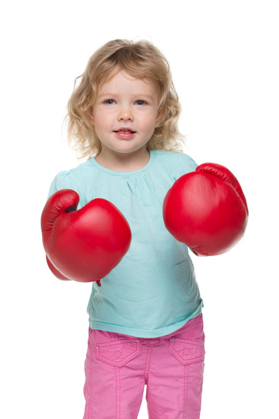 Boxing girl - Photo, image