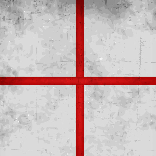 A Szent György-napi angol zászló illusztrációja - Vektor, kép