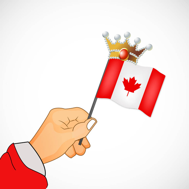 Εικονογράφηση του φόντου ημέρα Βικτώριας στον Καναδά - Διάνυσμα, εικόνα