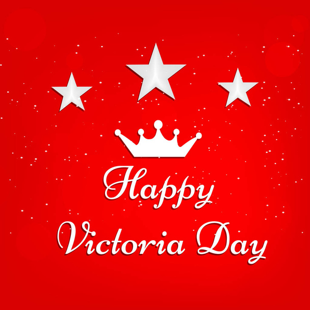 Ilustración de Canadá Victoria Day background
 - Vector, Imagen