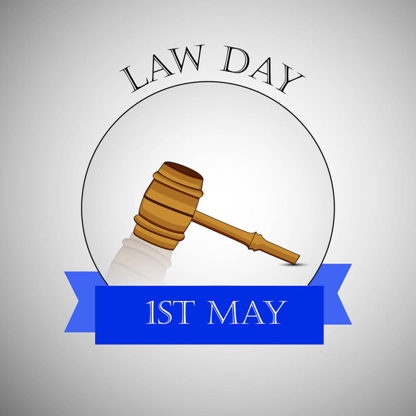 Illustration of USA Law Day background - Vector, Image