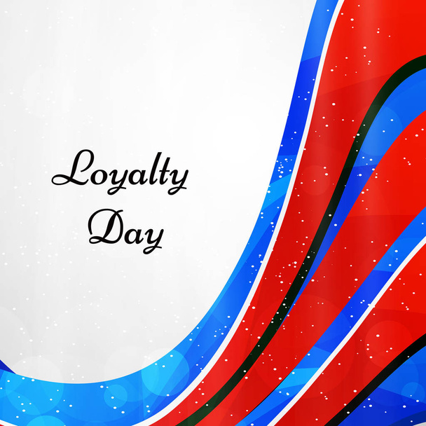 Illustration of USA Loyalty Day background - ベクター画像