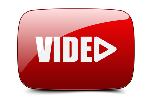 Icono de reproducción de vídeo
 - Vector, Imagen