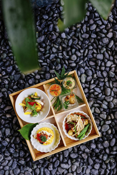 Japon geleneksel çeşitli akşam yemeği - Fotoğraf, Görsel