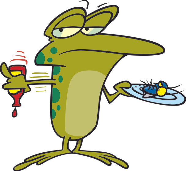 Гурман жаба мультфільм
 - Вектор, зображення