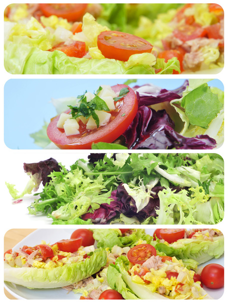 salade collage - Foto, afbeelding