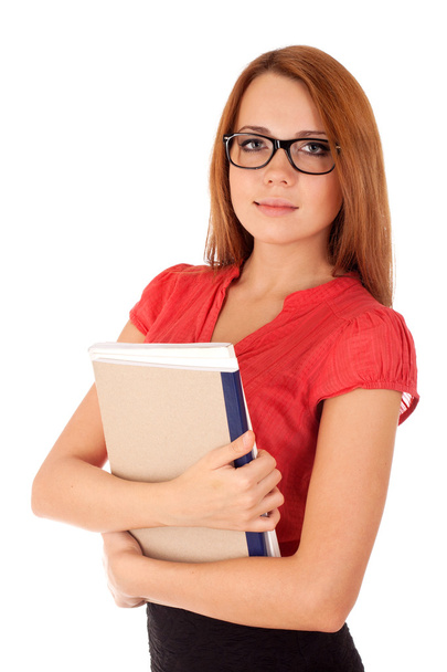 Student holding books - Fotó, kép