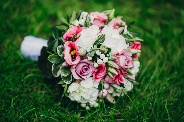 beautiful wedding bouquet  - Фото, изображение