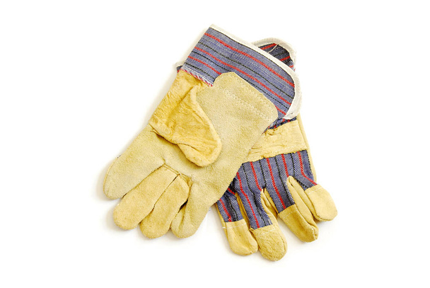 απομονωμένα γάντια εργασίας  - Φωτογραφία, εικόνα