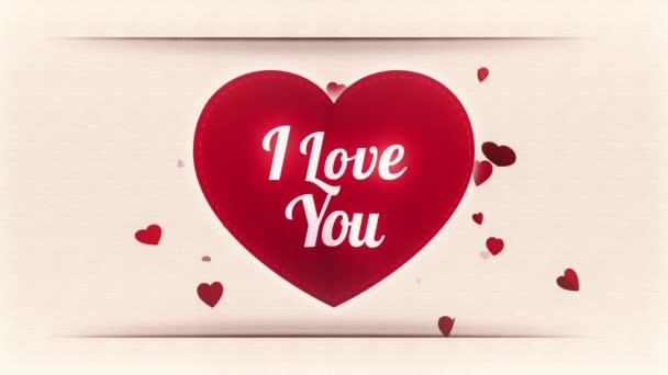 Coeurs Animation de fond pour la Saint-Valentin et le mariage
. - Séquence, vidéo