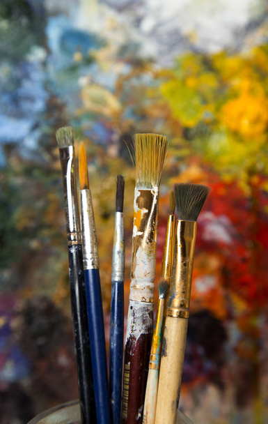 олійний живопис Пензлі абстрактний фон
 - Фото, зображення