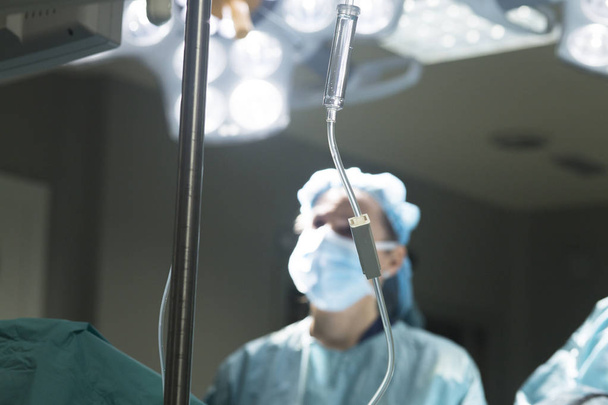 IV medical drip in surgery - Fotó, kép