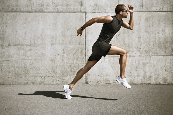 Sport férfi kezdő futó - Fotó, kép