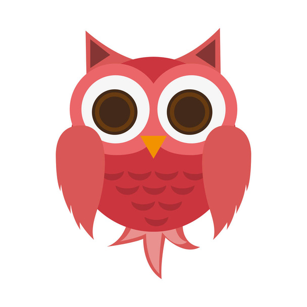 ikona kreskówka Owl - Wektor, obraz