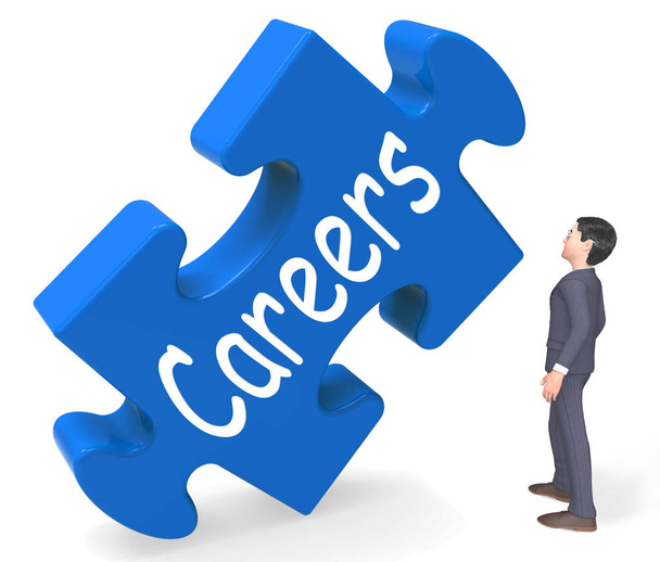 Kariery oznacza szanse na rynku pracy i zawodu renderowania 3d - Zdjęcie, obraz