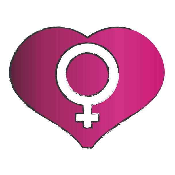 feminism related icons image - Vector, Image