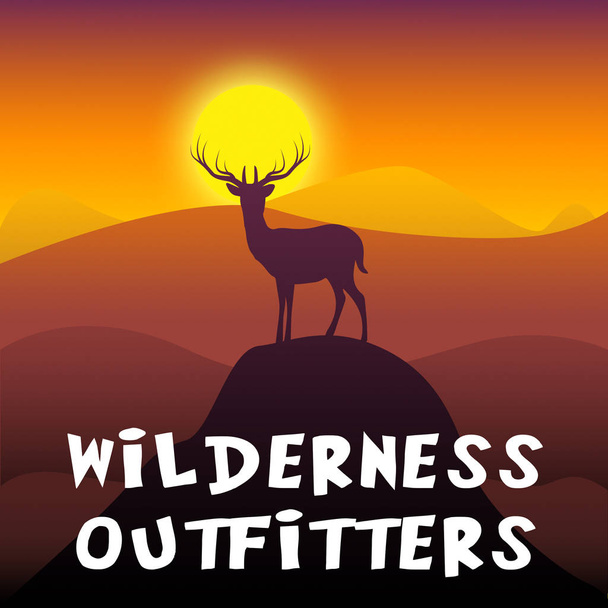 Wilderness Outfitters muestra al aire libre sastre 3d ilustración
 - Foto, Imagen