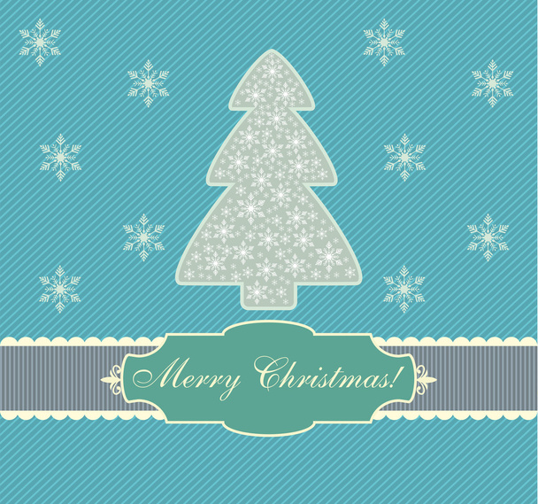 Christmas card, design, vector, illustration - Vector, Image