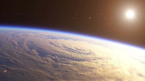 Διαστημική πτήση πάνω από τη γη - Πλάνα, βίντεο