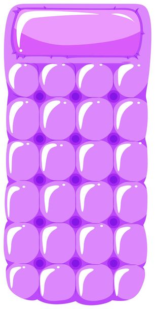Flotador de goma en color púrpura
 - Vector, imagen