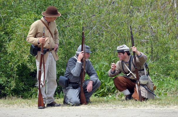 American Civil War reenactment. - Photo, Image