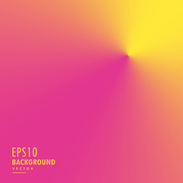 minimal pink and yellow conical gradient background - Vektor, Bild