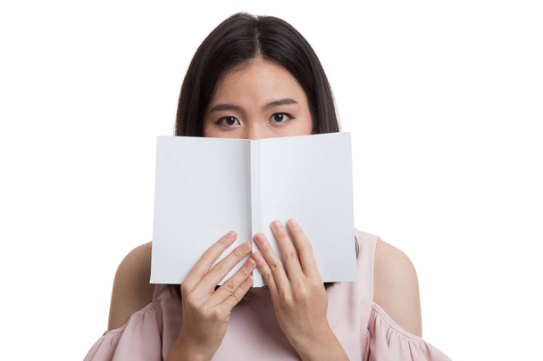 Young Asian business woman with a book. - Foto, Imagen