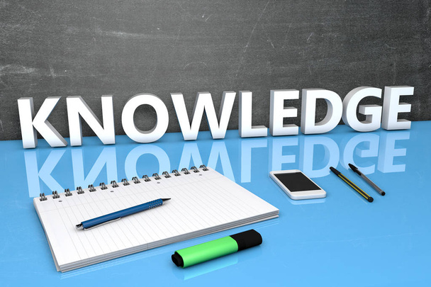Knowledge text concept - Zdjęcie, obraz