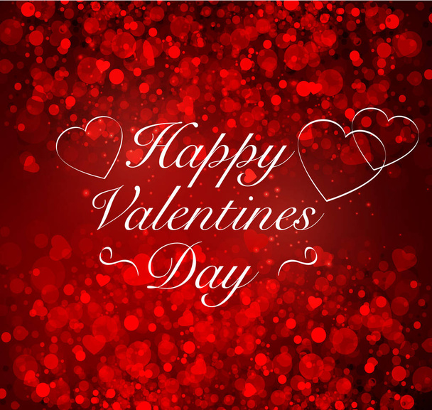 valentine day card design  - Vector, afbeelding