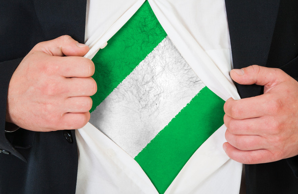 The Nigerian flag - Foto, immagini