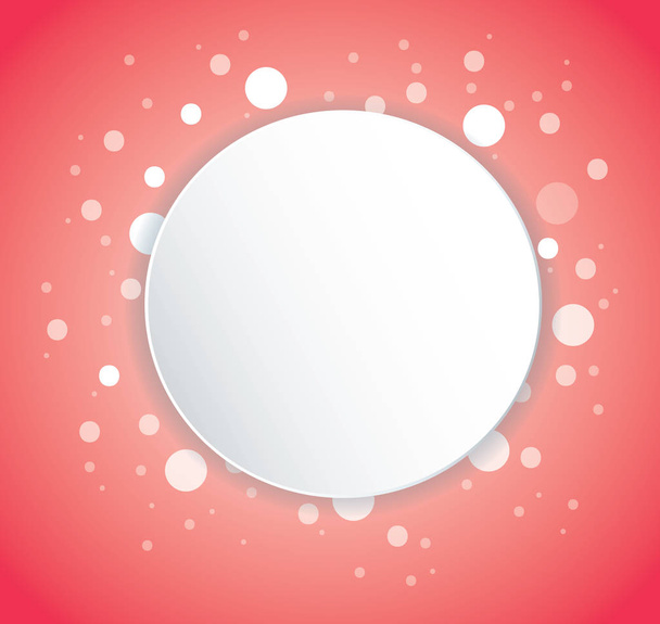 Abstract colorful round circle background  - Вектор, зображення