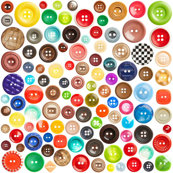 Conjunto de botões de costura
 - Foto, Imagem
