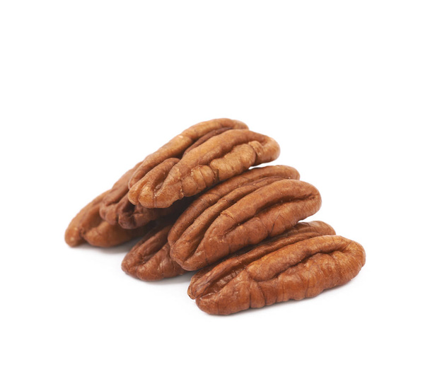 Pile of pecan nuts isolated - Fotografie, Obrázek