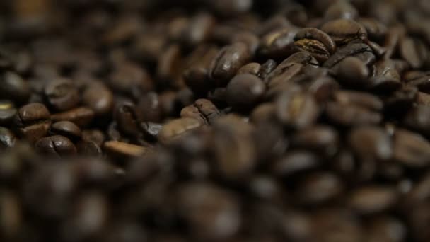 Mezcla de granos de café con paleta
 - Imágenes, Vídeo