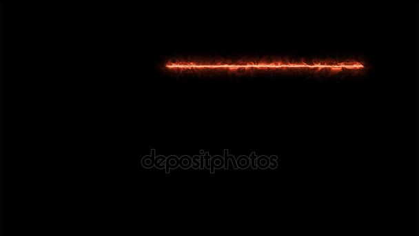 Požární rám na tmavém pozadí (4 K ) - Záběry, video