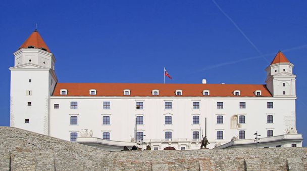 Bratislva castle in the slovakian capital - 写真・画像