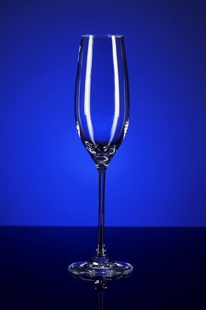 Empty champagne glass - Fotoğraf, Görsel