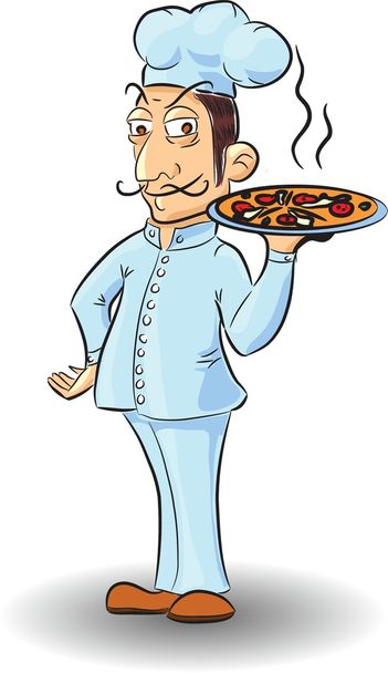 мультфільм шеф-кухаря
 - Вектор, зображення