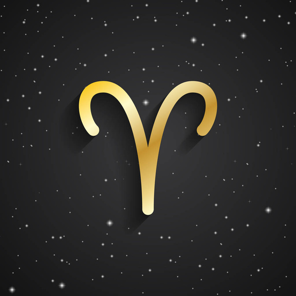  Aries zodiac symbol - Vector, Imagen