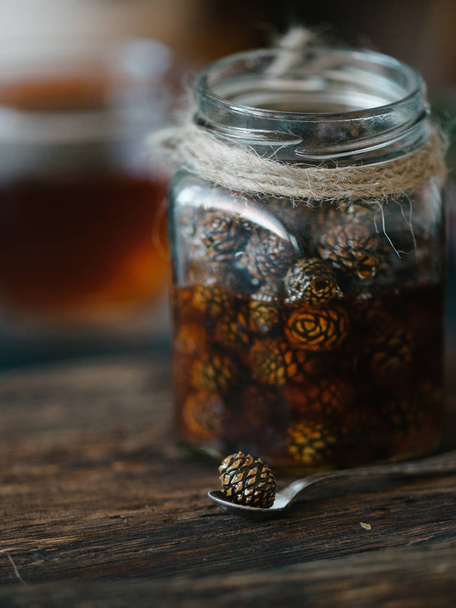 Jam from pine cones - Photo, image
